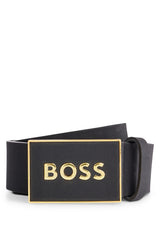 BOSS Icon-S1_sz40 Cinturón, Black2, 110 cm para Hombre