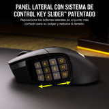 Corsair SCIMITAR ELITE WIRELESS MMO Ratón para Juegos - 26,000 DPI - 16 Botones Programables - Batería Hasta 150hrs - Compatible con iCUE - PC, PS5, PS4, Xbox - Negro
