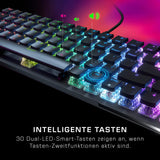 Roccat Vulcan II Mini Tastatur Negro Gaming - Interruptores Rojos, diseño Deutsches