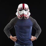 Star Wars The Black Series - Casco electrónico Premium de Imperial Shock Trooper Battlefront - Artículo de colección para Adultos - Juego de rol