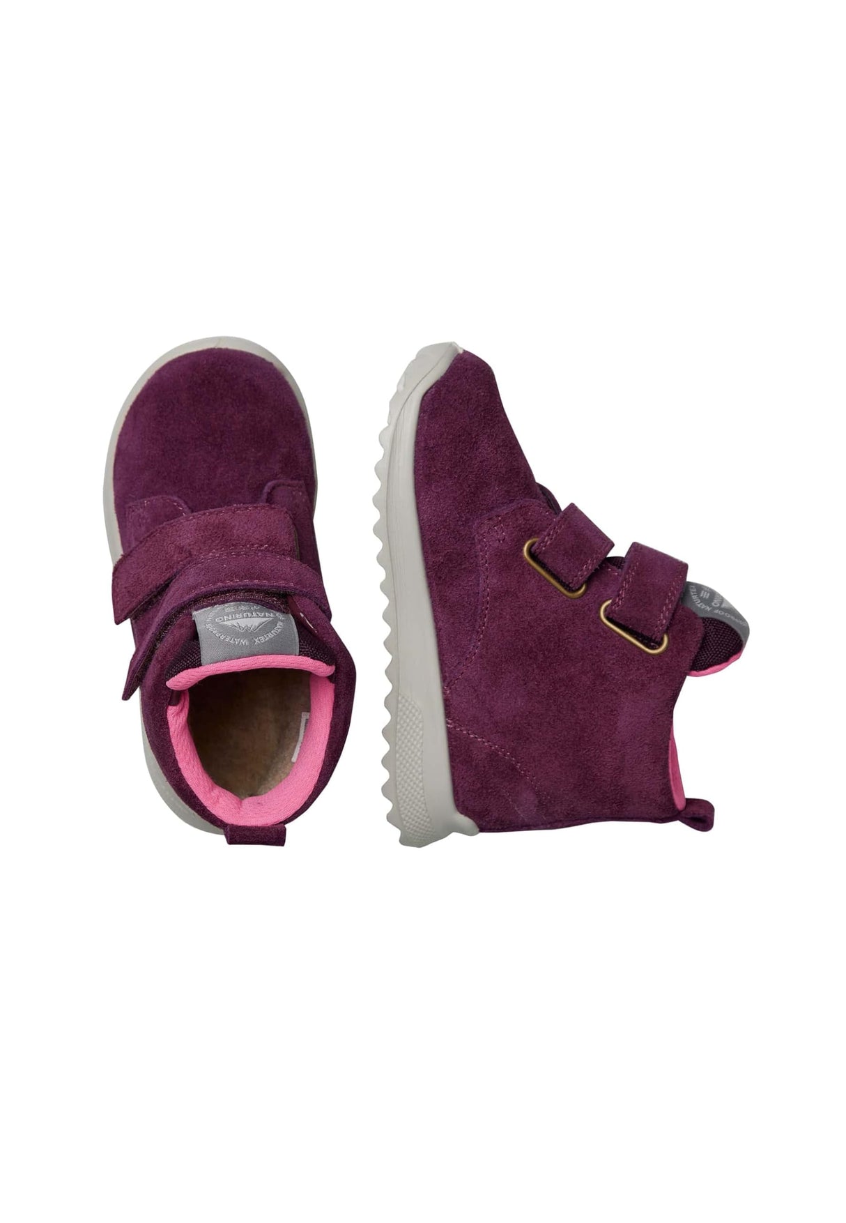 Naturino Botines de Ante, Rojo 24