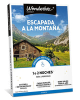 WONDERBOX Connect - Caja Regalo - Escapada en la montaña - 1 o 2 Noches en Las Zonas montañosas mas increíbles de España para 2 Personas Entre más de 500 hoteles en España