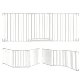 Dreambaby Discovery Flex Configure Adapta - Puerta de Seguridad Plegable para niños de 3 Paneles, se Adapta a Aberturas de 74,5 cm a 195 cm de Ancho y 74 cm de Alto, con función Smart Stay Open y