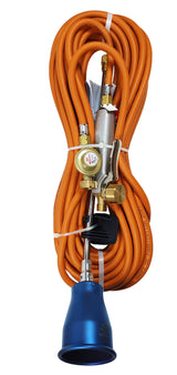 Pack TITANIO con 1 Quemador Ref. 150T + 1 Collar Ref. L400 + 1 Mango de Gatillo Todo Metal Ref. 640 con Empalme Giratorio + 20 m de Tubo Ref. 963/20S + 1 Regulador de 4 Bares Ref. 684 - EXPRESS