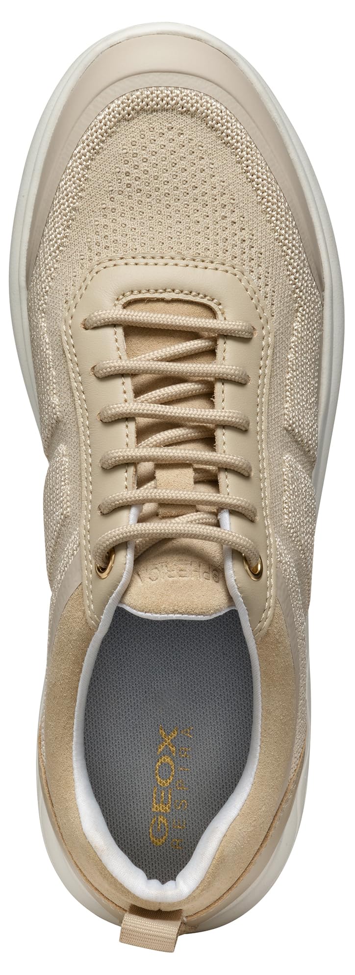 Geox D Spherica C, Zapatillas Mujer, Lt Taupe, 38 EU