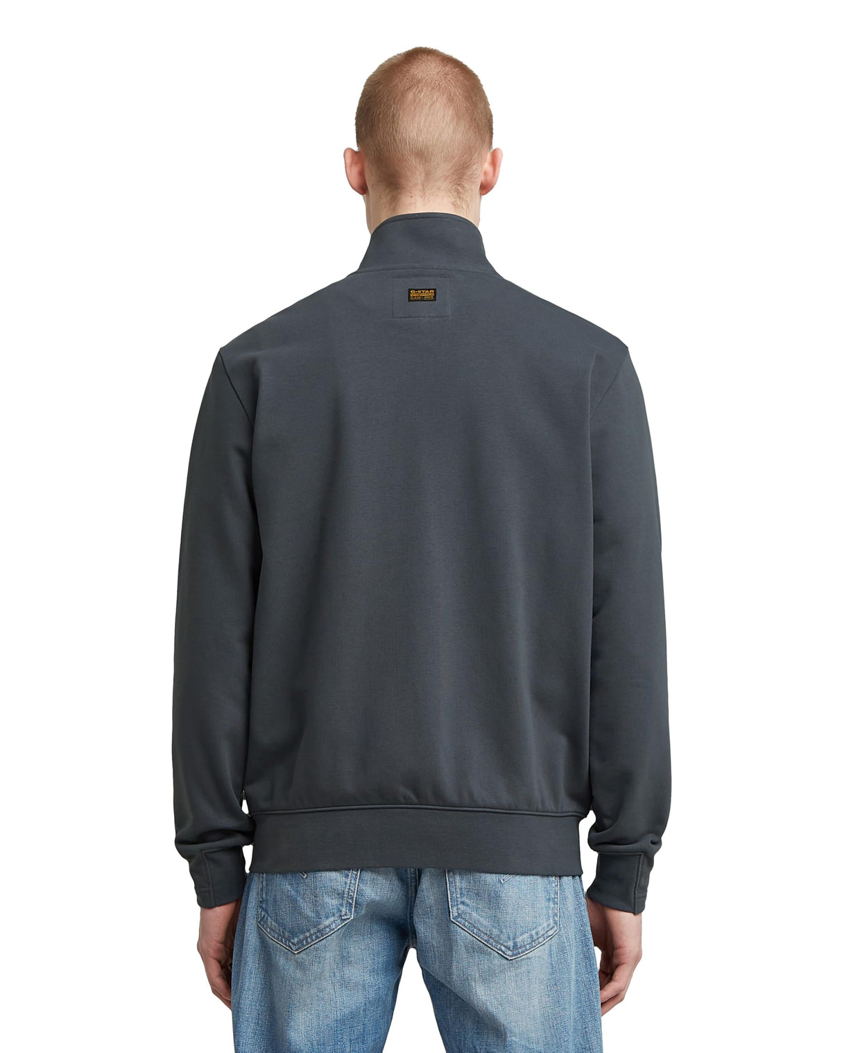 G-STAR Nifous Zip Thru Sweater, Sudadera para Hombre, Azul (India Ink D25122-d566-h392), M
