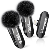 SYNCO Kit de 2 Micrófonos de Solapa Inalámbricos para iPhone 14/13/12/11/SE, P2XL Micrófonos Inalámbricos Profesionales para TikTok, Youtube, Streaming, Vlog, Micrófono-Solapa-Inalámbrico-iPhone
