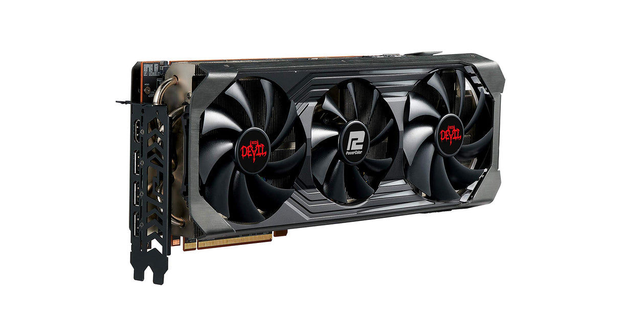 Powercolor Red Devil AMD Radeon RX 6900 XT Ultimate Gaming Card con Memoria GDDR6 de 16 GB, Alimentado por AMD RDNA 2, HDMI 2.1