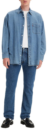 Levi's 501 Original Fit Big & Tall Vaqueros, Medium Indigo Worn, 46W / 32L para Hombre