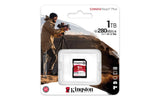 Kingston Canvas React Plus V60 SD 1TB SDXC UHS-II 280R/150W U3 V60 for Full HD/4K