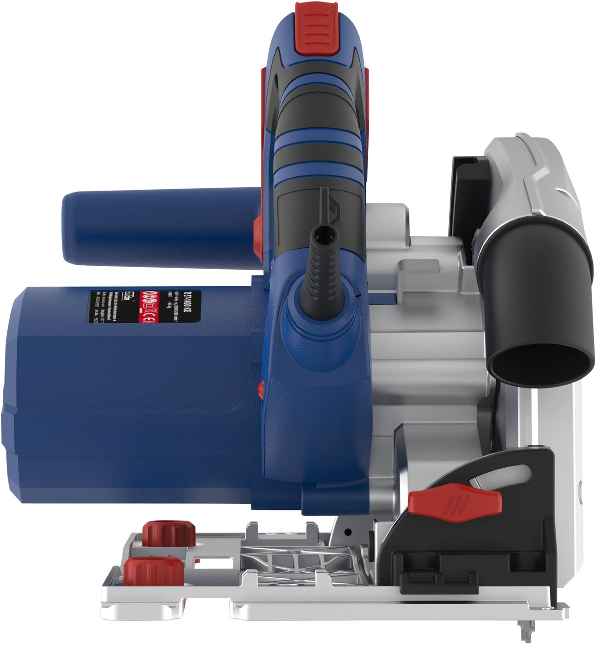 Güde 58232 TS 57-1400 KE - Sierra circular (1400 W, 230 V), color azul y rojo