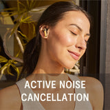 Marley House of Redemption ANC 2 Auriculares Inalámbricos con Cancelación Activa de Ruido - IPX5 True Wireless, 24H de Reproducción, Bluetooth con Micrófono, Control Táctil, USB-C, Negro
