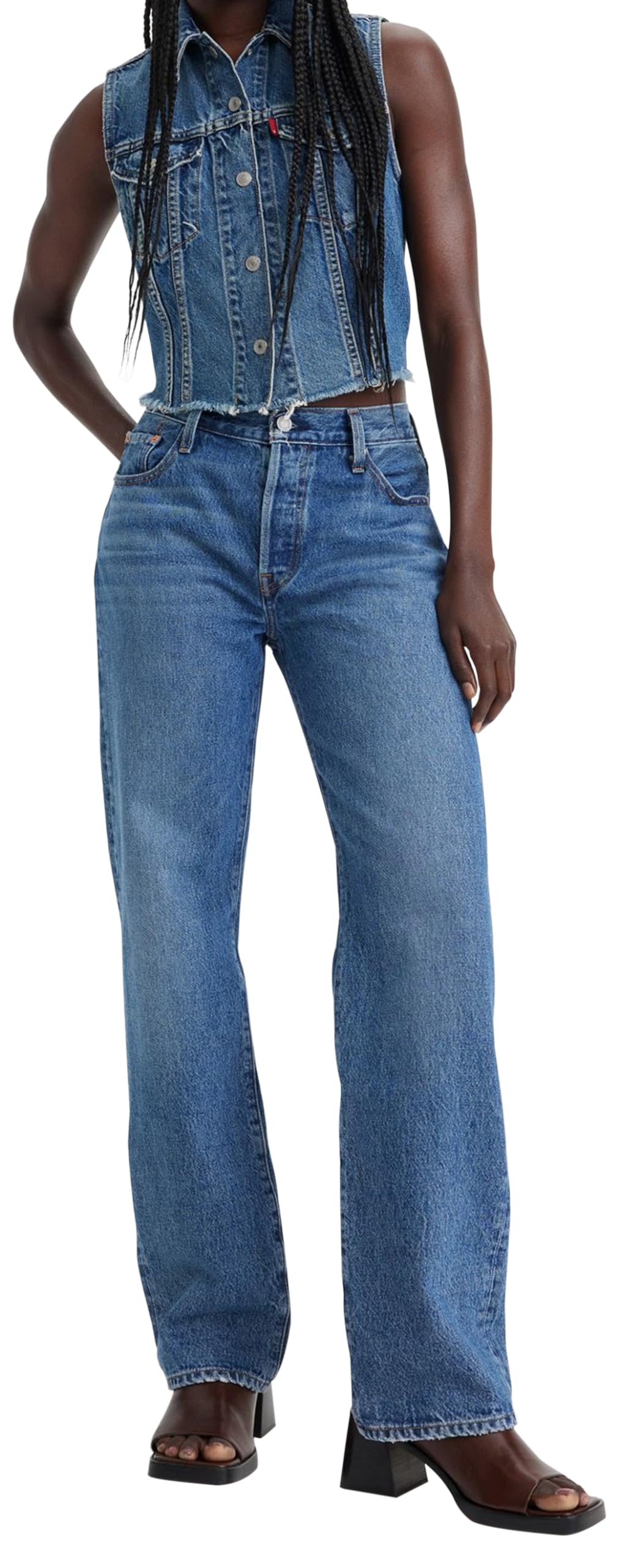 Levi's 501 90's Vaqueros, Not My News Channel, 33W / 30L para Mujer