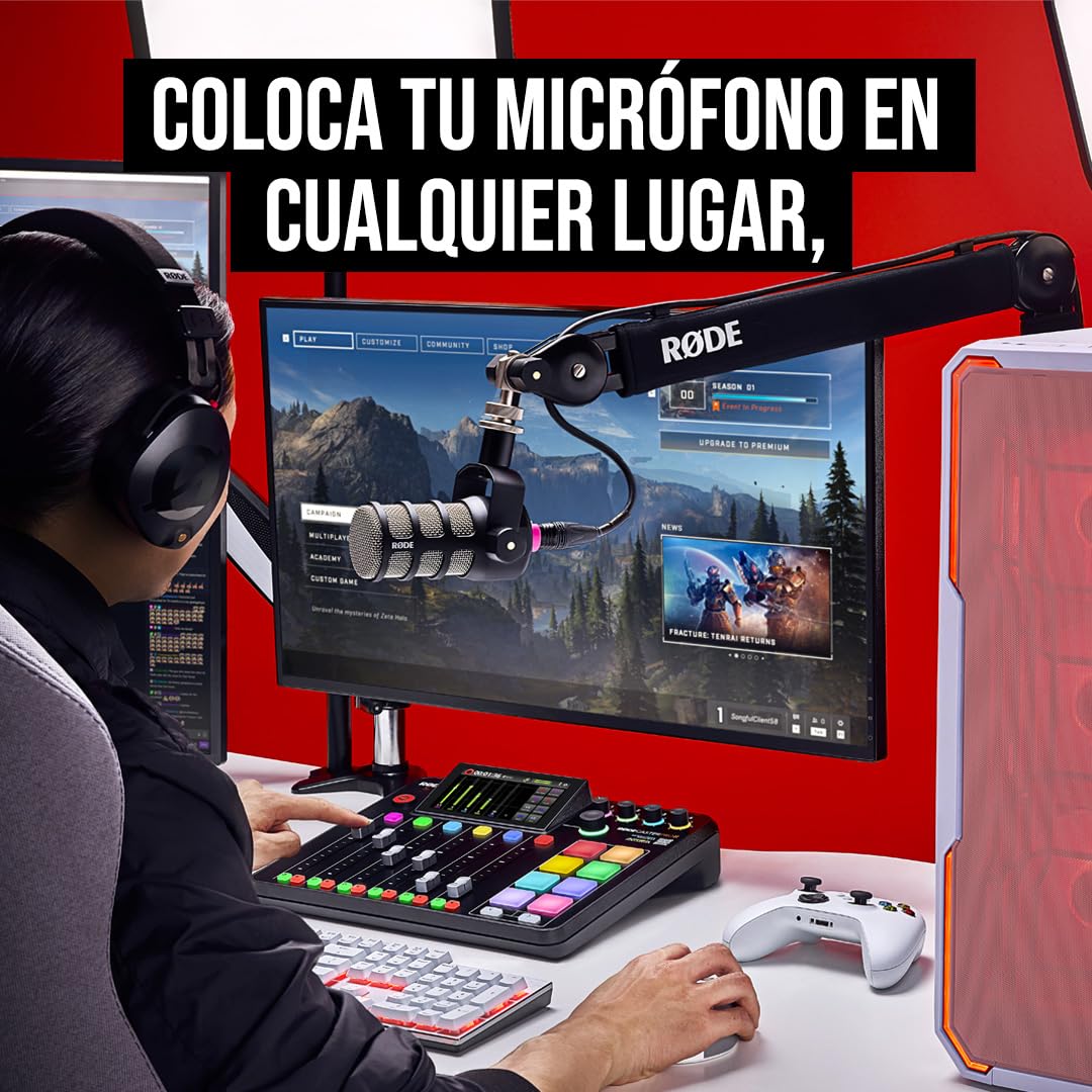 PSA1+ de RØDE - Brazo de estudio profesional con amortiguación de muelle y gestión de cables