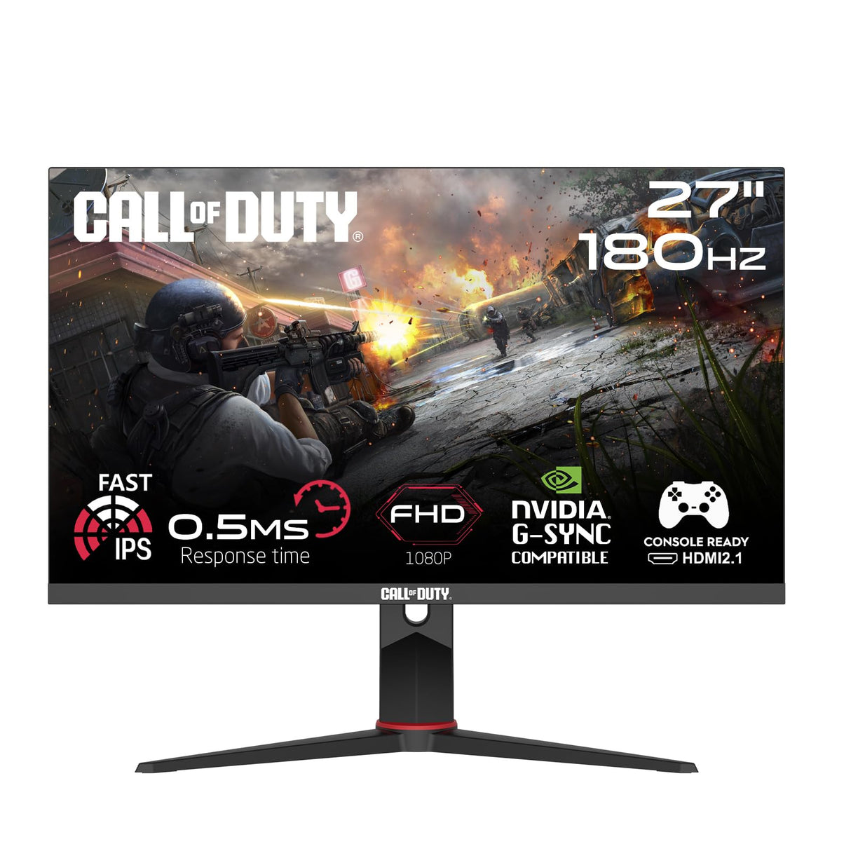 Twisted Minds GAMEON Call of Duty 27" FHD - 180 Hz - Black
