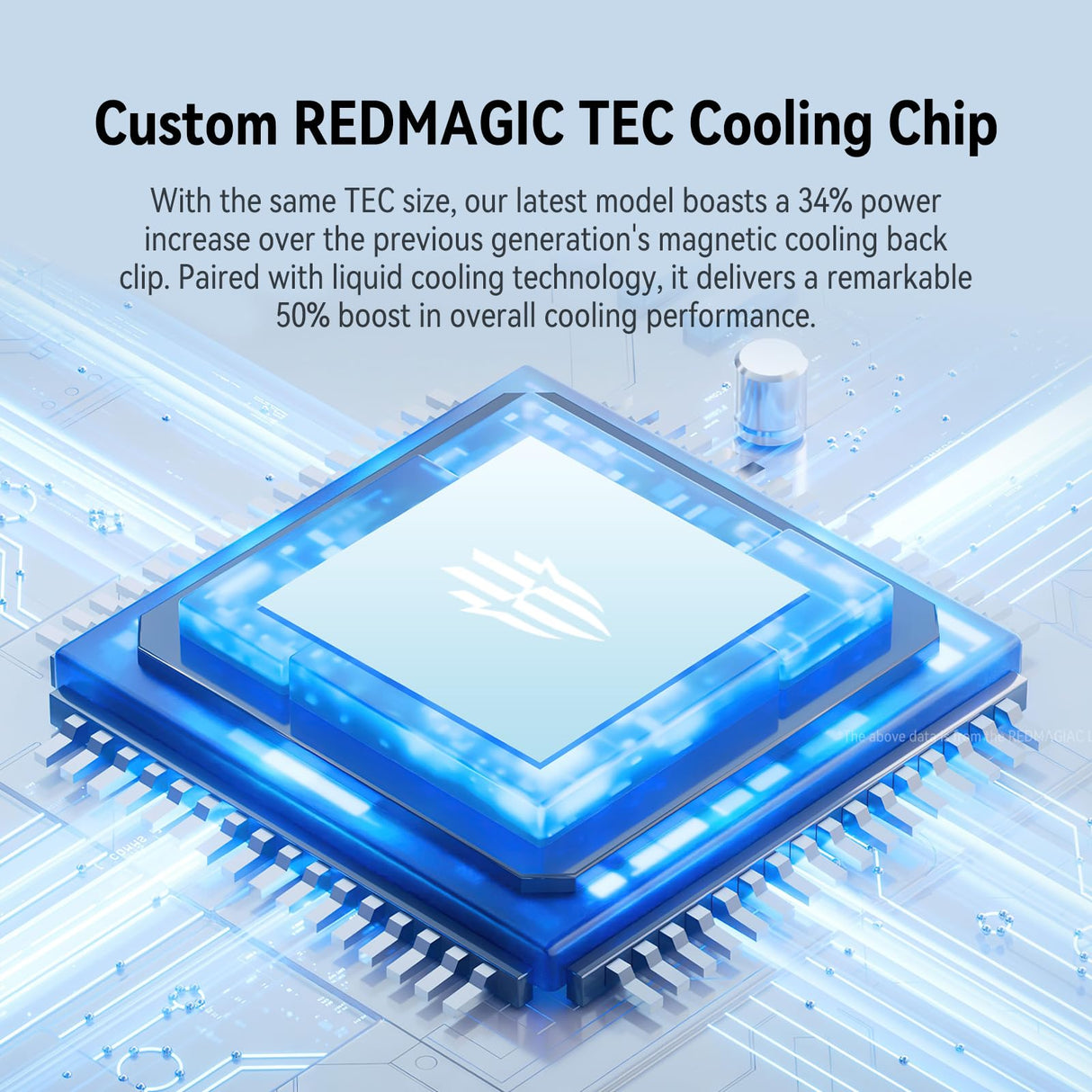 Nubia RedMagic Magnético Teléfono Enfriador 5 Pro, Disipador de Calor para Celular Tener RGB LED 36W Teléfono Móvil Refrigeración para Juegos para iOS/Android Semiconductores Enfriamiento