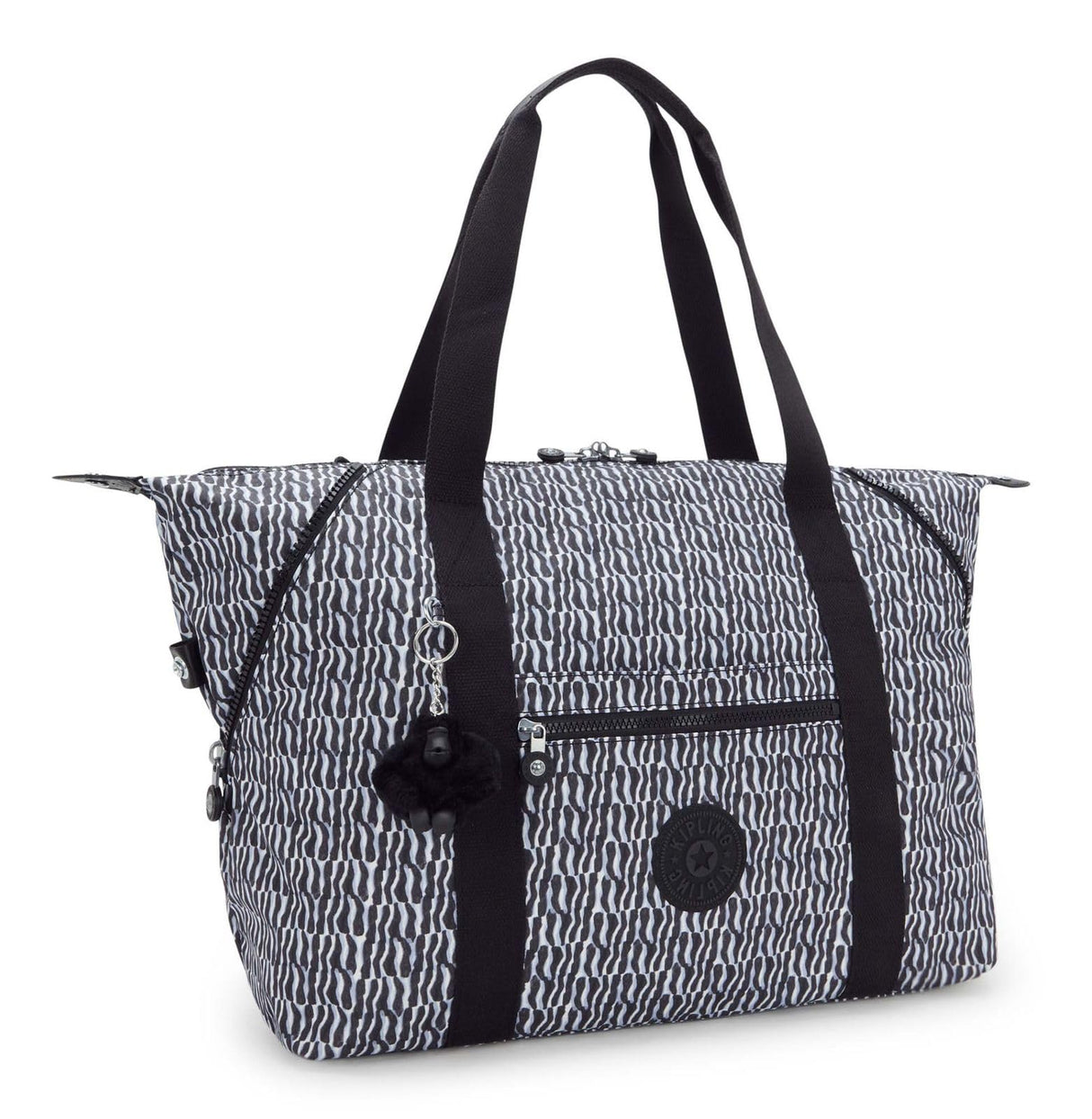 Kipling Art M, Bolsa Grande, Azul (Holiday Waves)