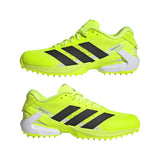 adidas Adizero Lux 3, Zapatos de Hockey Unisex Adulto, Lucid Lemon/Core Black/Dash Grey, 44 2/3 EU