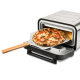 G3 Ferrari G10204 Pizza Pro 2 Minutos, 1700 W, Alcanza hasta 450°C, Paredes frías, Cocción en 2 minutos, Pantalla digital con 6 programas, Piedra refractaria, Accesorios y recetario incluidos
