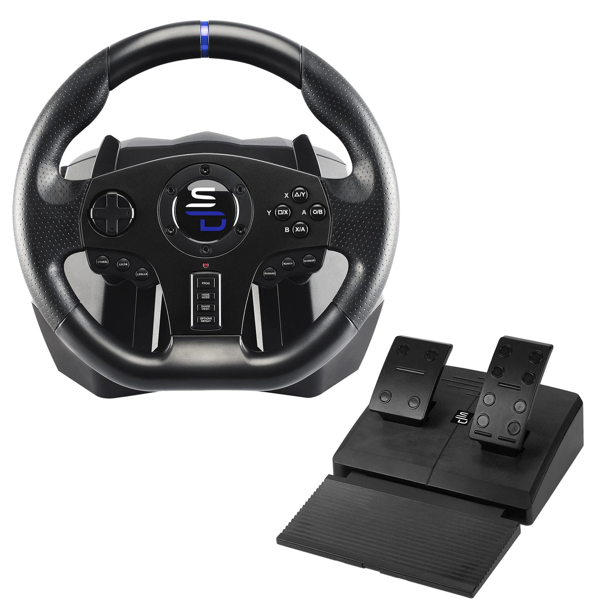 Subsonic - Superdrive, Volante De Carreras Sv750 Con Pedal, Cambio Y Vibración, Xbox Serie X/S, Ps4, Xbox One, Switch, Ps3, Pc (Programable Para Todos Los Juegos), Xbox Series X