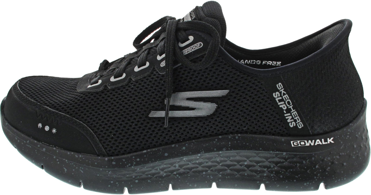 Skechers Men's Go Walk Flex Sneaker, Negro y Blanco, 42.5 EU