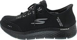 Skechers Men's Go Walk Flex Sneaker, Negro y Blanco, 42.5 EU
