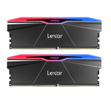 Lexar RGB DDR5 RAM 32GB Kit (2x16GB) 6000MHz CL28, PC Memoria 288-Pin UDIMM/Gaming Memoria computadora para Intel XMP 3.0/DRAM con tecnología SK hynix/CL28-36-36-68/1.4V