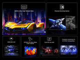 TCL 25" QD-Mini-LED 25G64 Gaming Monitor, Full HD Resolution, 300Hz, Fast-IPS Panel, 600-nit HDR, 1ms GTG Response Time, AMD Freesync Premium, G-Sync Compatible