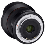 Rokinon AF - Lente de Gran Angular para Canon EF, 14 mm, F2.8 sellada contra el Clima, Color Negro (IO14AF-C)