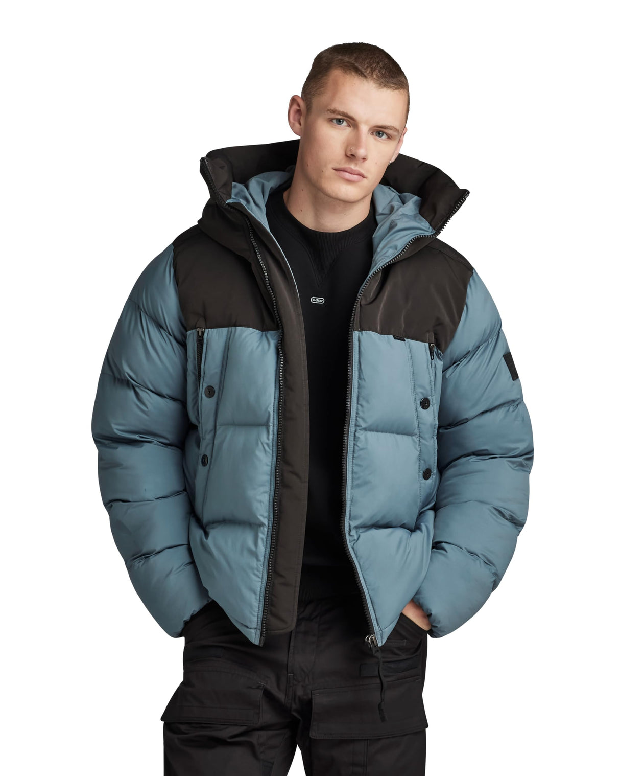 G-Star Para Hombre Expedition puffer, Gris (axis D23645-D199-5781), L