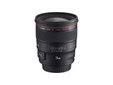 Canon EF 24 mm f/1.4L II USM - Objetivo para Canon (Distancia Focal Fija 24mm, Apertura f/1.4-22, diámetro: 77mm) Negro