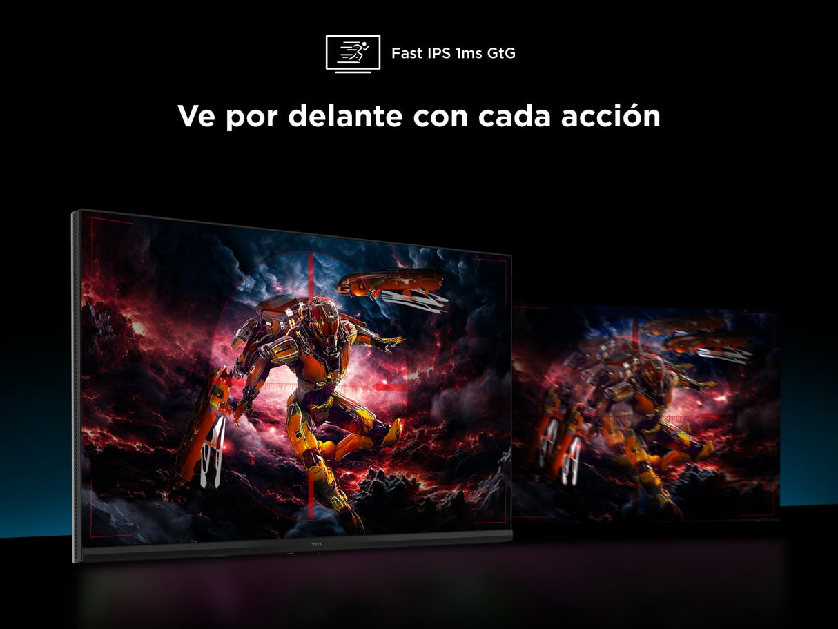 TCL 25" QD-Mini-LED 25G64 Gaming Monitor, Full HD Resolution, 300Hz, Fast-IPS Panel, 600-nit HDR, 1ms GTG Response Time, AMD Freesync Premium, G-Sync Compatible
