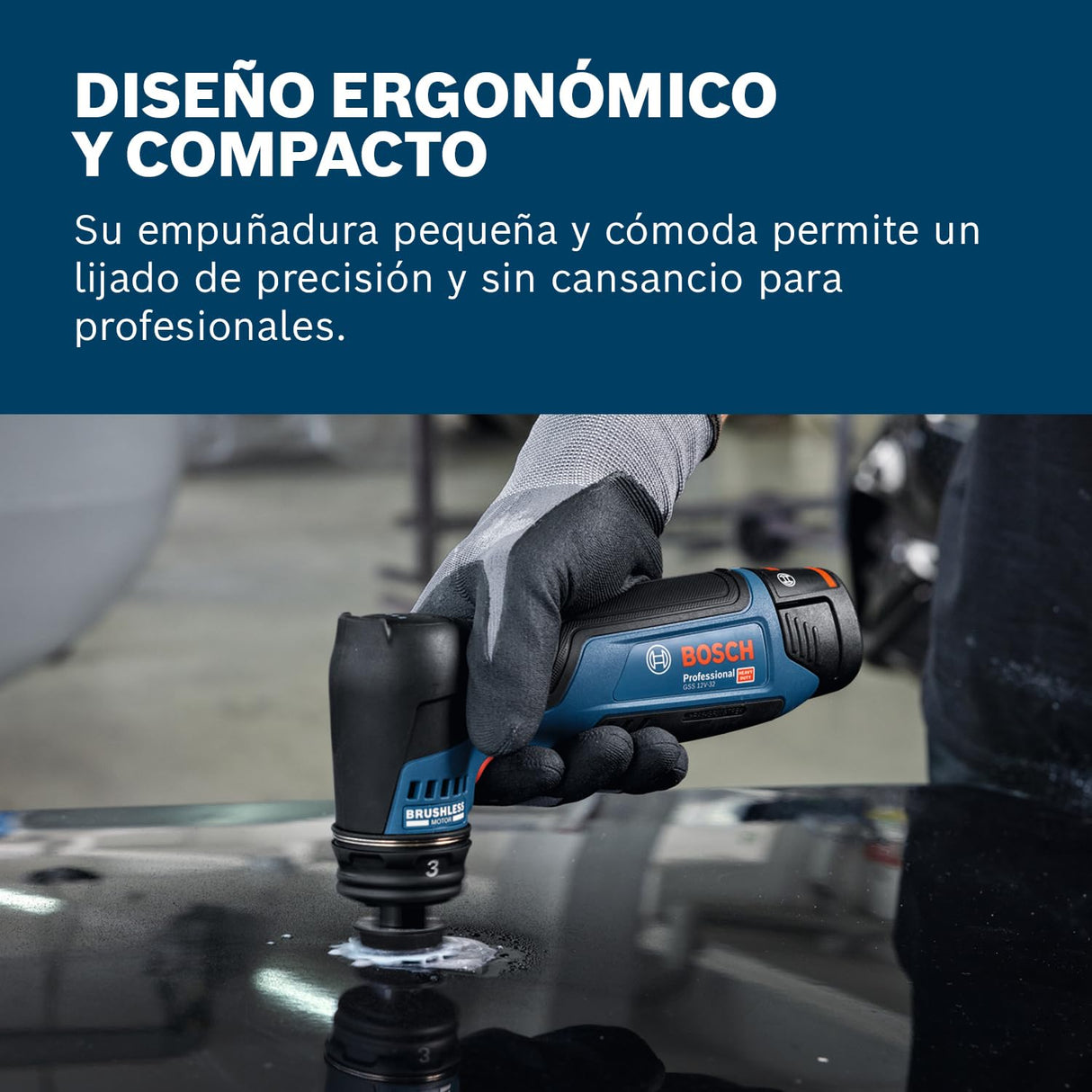 Bosch Professional lijadora orbital a batería GSS 12V-32