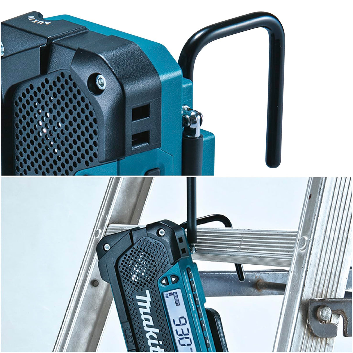 Makita MR052 Radio de Trabajo 10.8V CXT, 50 W, 12 V, Azul