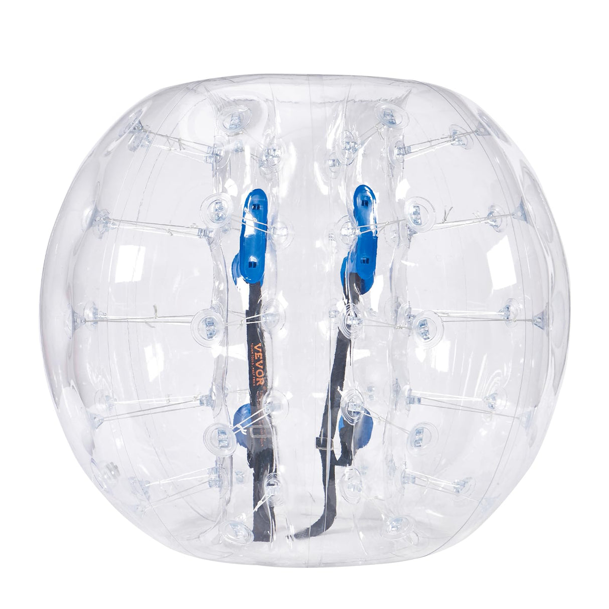 VEVOR Bola de Choque Inflable Bola de Choque de Parachoques 1 Pieza 1,2m x 1,03m Bola de colisión Humana Bola de Rebote de Burbujas Cuerpo de PVC Bola de Parachoques Inflable de Puntos Transparentes