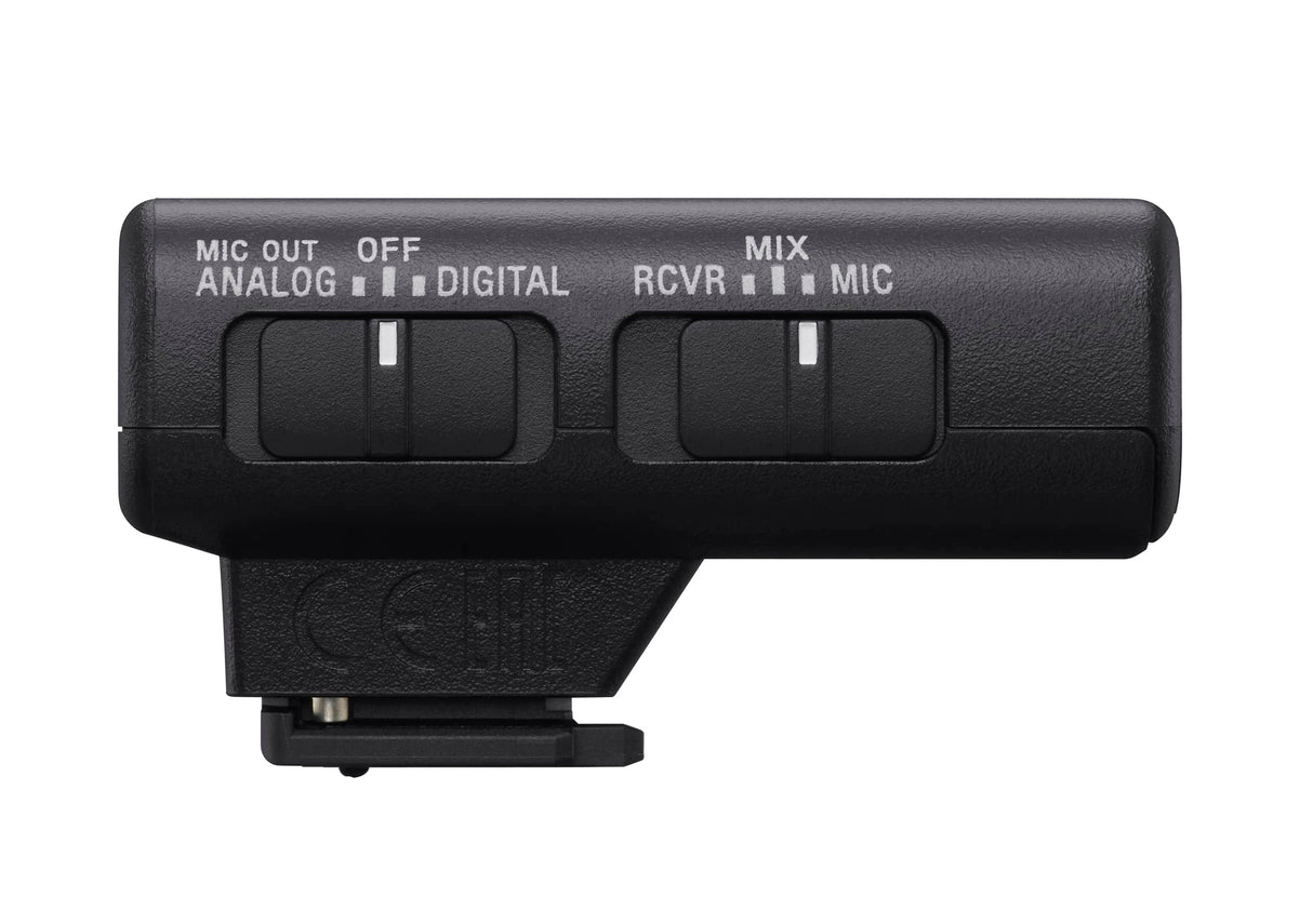 Sony ECM-W2BT - Micrófono inalámbrico con conectividad Bluetooth, color negro