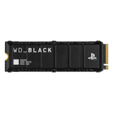 WD_BLACK SN850P SSD PS5, 2TB M.2 2280, Licencia Oficial para Consolas Playstation 5 PS5, Velocidades hasta 7300 MB/s, PCIe NVMe SSD con Disipador Optimizado, SSD para Juegos internos, Negro