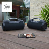 Hama Altavoz Bluetooth, Exterior, 60 W (Resistente al Agua IPX6, 12 Horas de duración de la batería, Pro Sound, Powerpack, Bluetooth USB, Caja de música Bluetooth, Caja de Fiesta Bluetooth, Altavoz