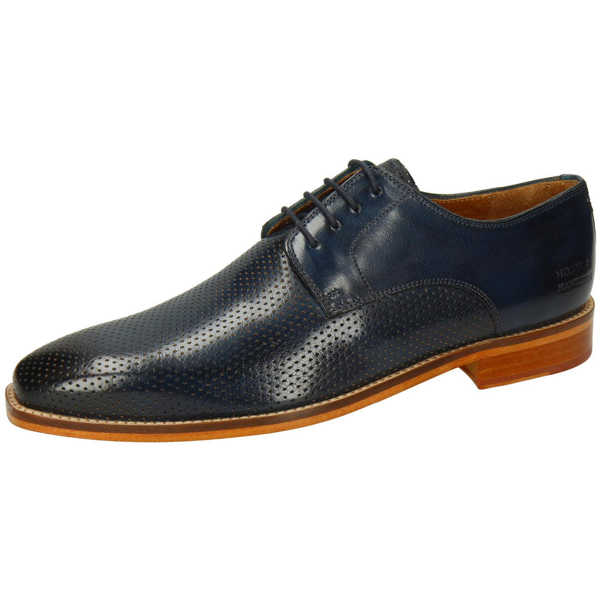 Melvin & Hamilton Alex 1, Derby Hombre, Azul, 44 EU