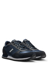 BOSS Hombres Parkour-L_Runn_NY_N Sneaker Azul 42 EU