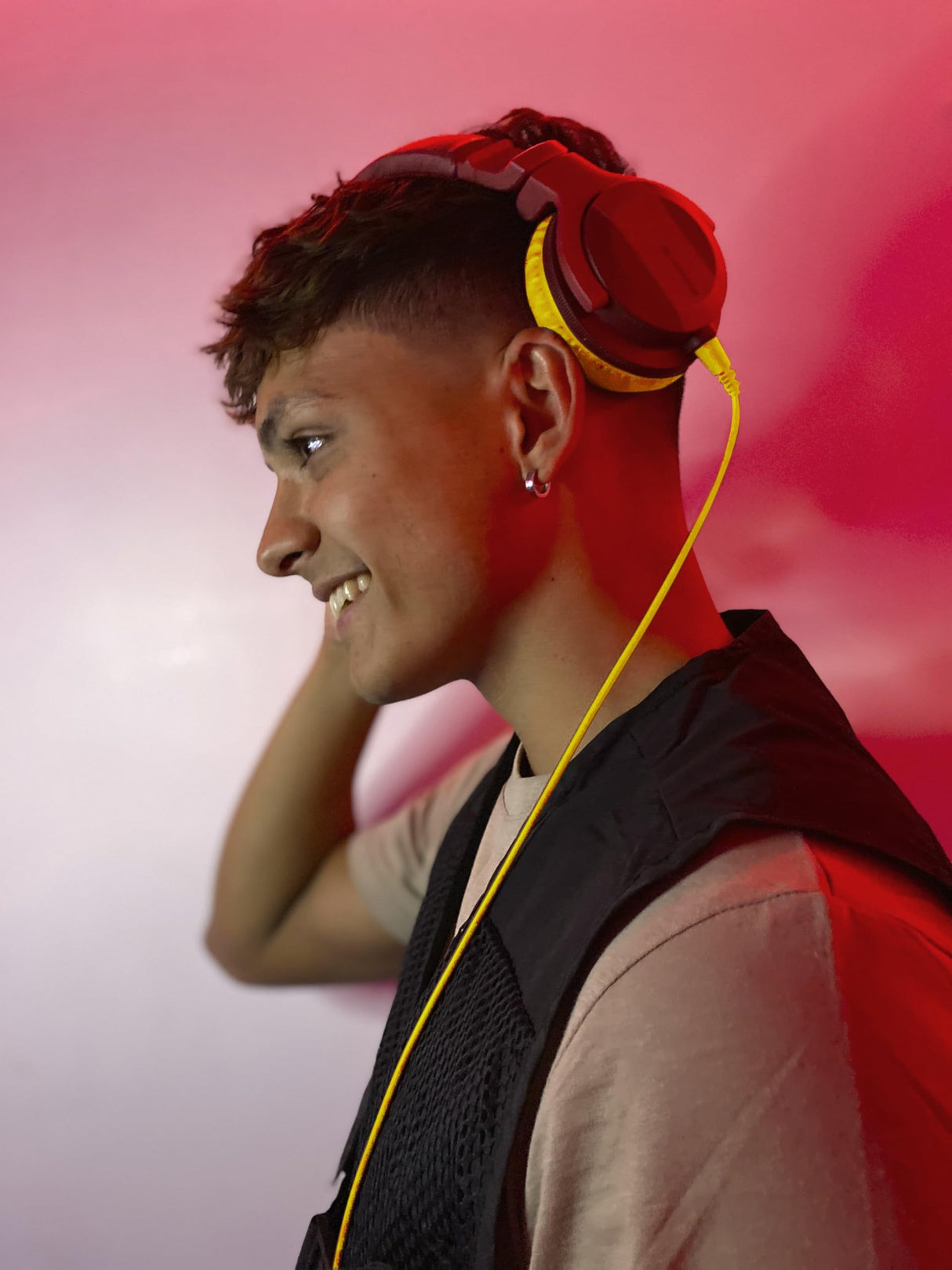 Auriculares Pioneer HDJ-CUE1BT Rojo