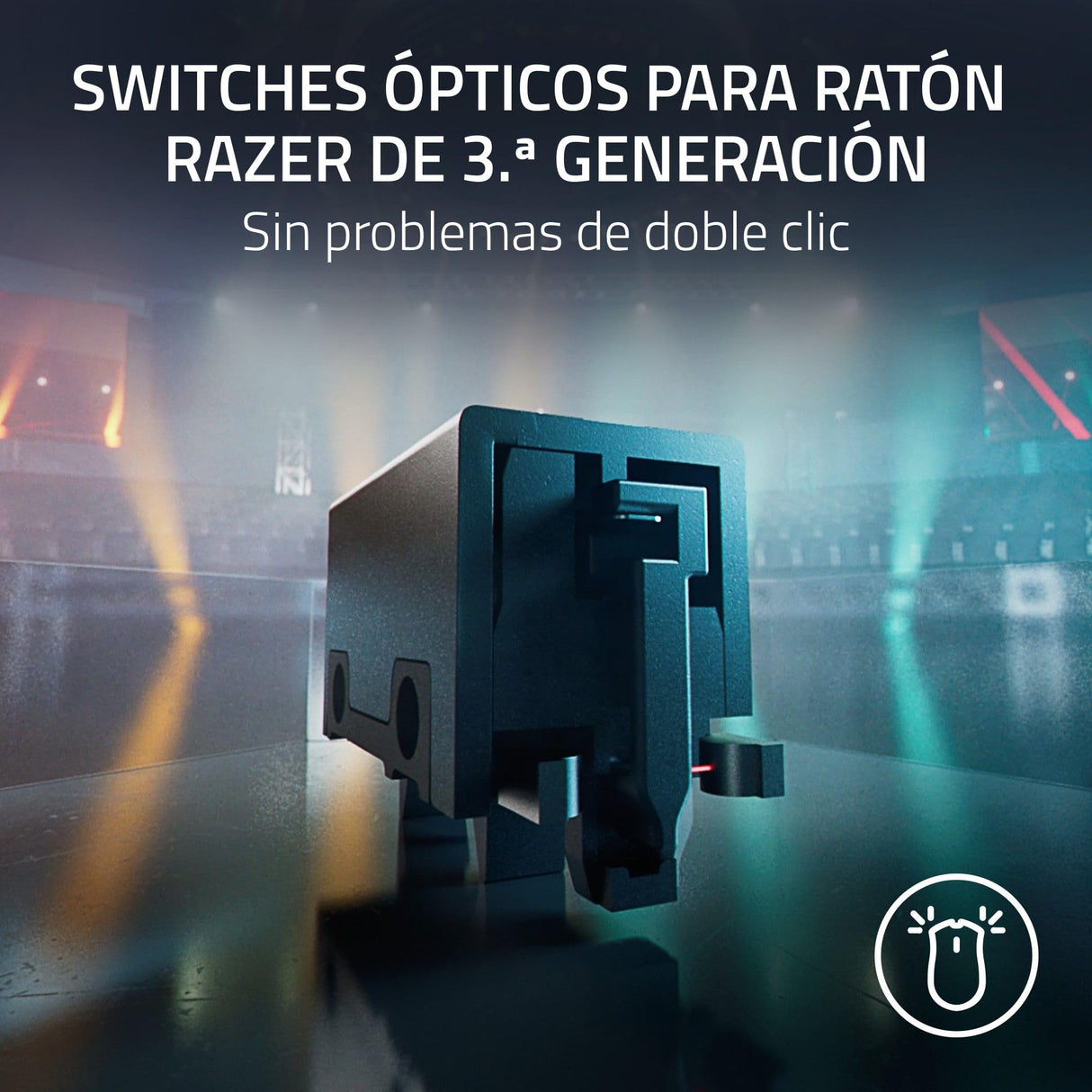 Razer DeathAdder V3 Pro - Ratón Ligero Inalámbrico Ergonómico para Deportes Electrónicos (63 Gramos, Sensor Óptico Focus Pro 30K, Interruptores de Ratón Gen-3, Hyperspeed Wireless) Negro
