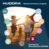 HUDORA Scooter BigWheel 205 - Rodillo de aluminio estable - Patinete urbano ajustable y plegable con soporte - Patín deportivo para niños y adultos hasta 100kg
