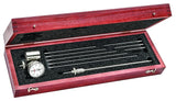 Starrett 696z Cigüeñal Distorsión Dial/calibre de tensión, 0.001 "Graduación, 2 – 3/8" – 18 "Rango, 0 – 20 – 0 Dial lectura, 0,040" una revolución