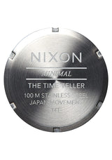 Nixon Reloj Analógico para Unisex Adultos de Cuarzo con Correa en Acero Inoxidable A045-1920-00, Plata