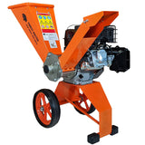 Forest Master FM6DD Trituradora de jardín de Madera con Motor de Gasolina de 4 Tiempos, 6 HP, Naranja