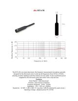 Condensador de Micrófono DBX RTA-M Drive Rack, Negro