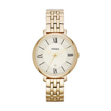 Fossil Jacqueline Reloj para mujer, movimiento de cuarzo con correa de acero o piel, Tono oro y blanco, 36MM