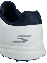 Skechers Hombre Entrenadores De Ritmo Go Golf, White/Navy/Blue, 43 EU