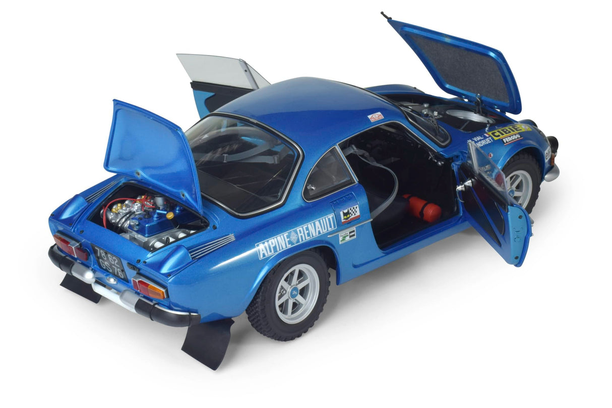 IXO Colecciones 1:8 IXO Renault Alpine A110 Rally (WB) - modelismo, maquetas, Kit de modelismo, Kit de modelismo, función luz, Kit de construcción